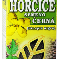 Hořčice černá semeno 100g Brassica nigra (Sinapis nigra) semen tot.