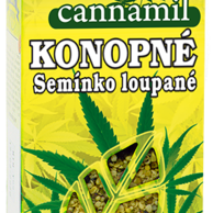 Cannamil Konopí semínko loupané 90g Cannabis sativa semen tot.