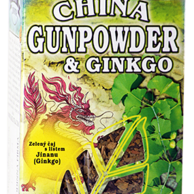 China Gunpowder green s Ginkgem 70g Listový čaj zelený